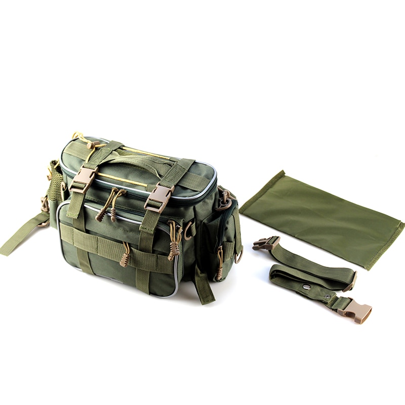 Multifunctional Waterproof Fishing Bag Outdoor Sports Waist Pack Fishing Lures Gear Storage Bag Single Crossbody Bags X448