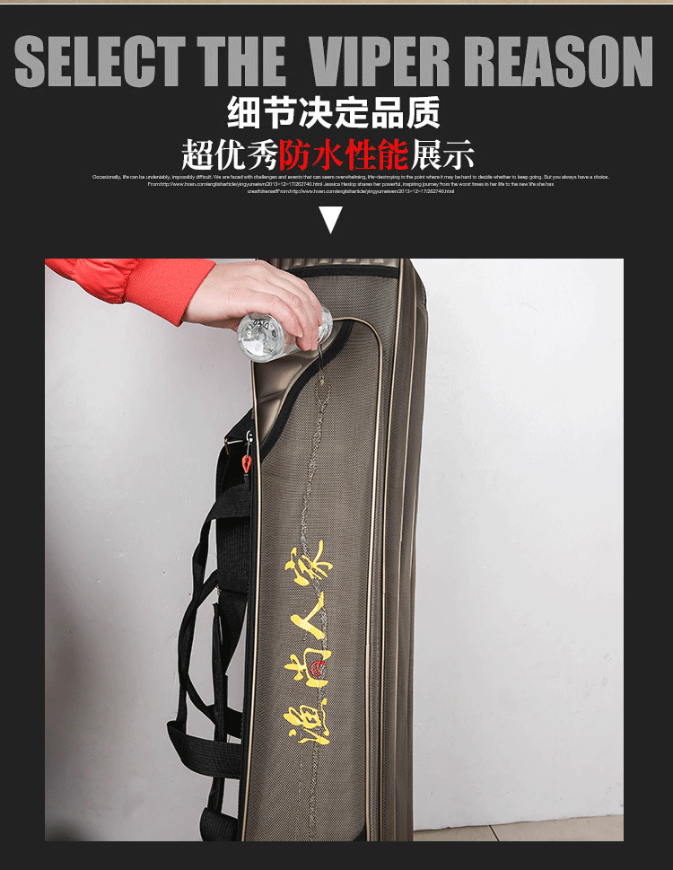 NEW 2019 Outdoor 3 layer Fishing Bags Wider Thicker 80cm 90cm 100cm Waterproof fishing tackle bag fishing rod bag A196